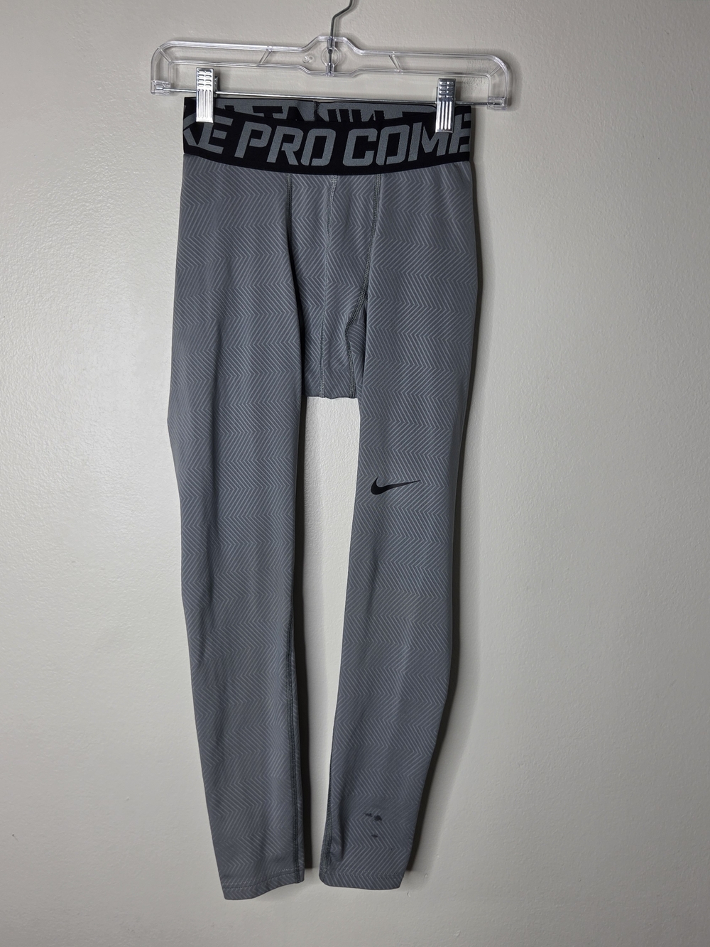 Nike Pro Combat Grey Men's Athletic Leggings